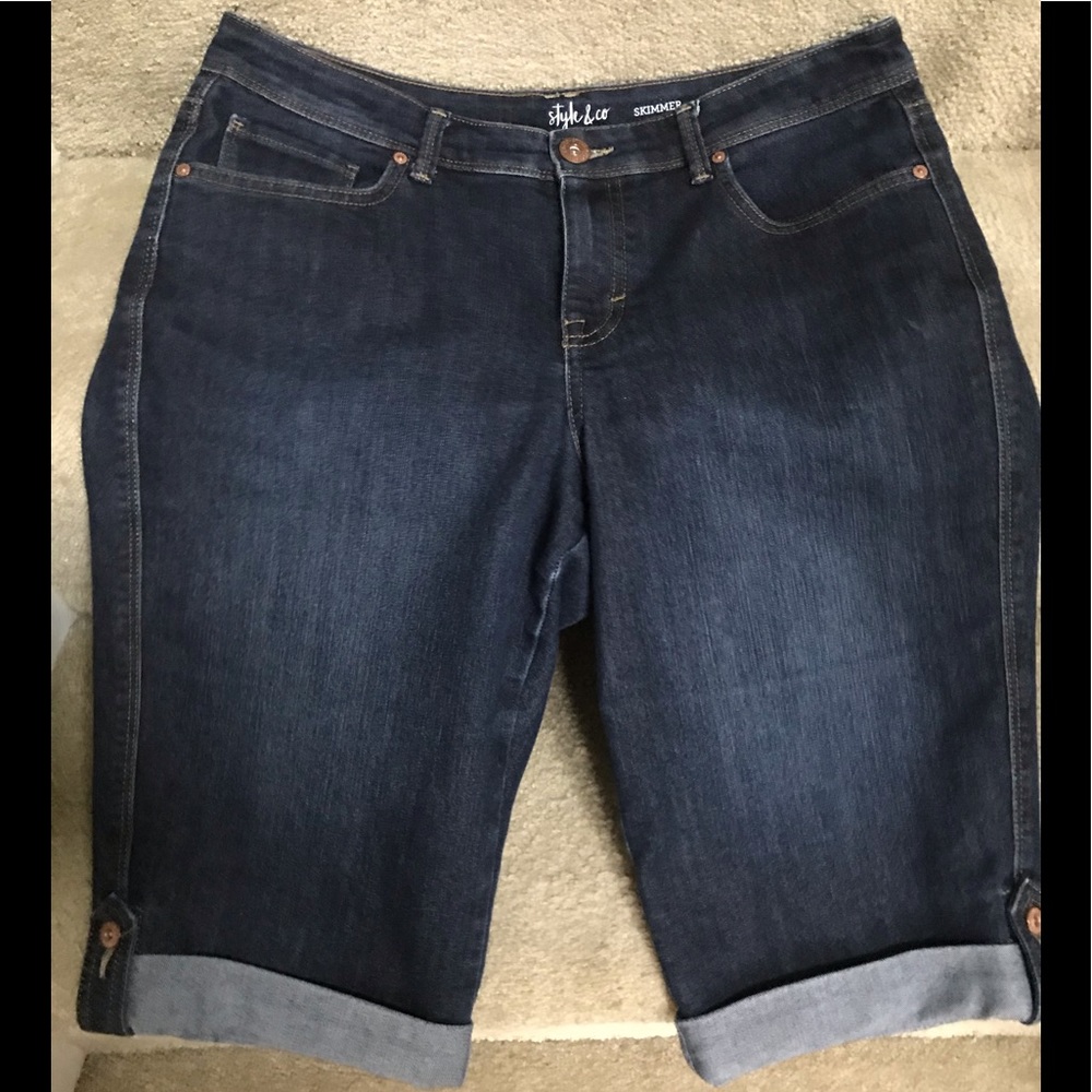 Denim shorts